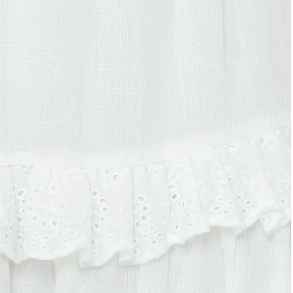 Selfie Leslie “Something Borrowed” White Lace Cottagecore Dress Large L NWT NEW - Picture 13 of 14